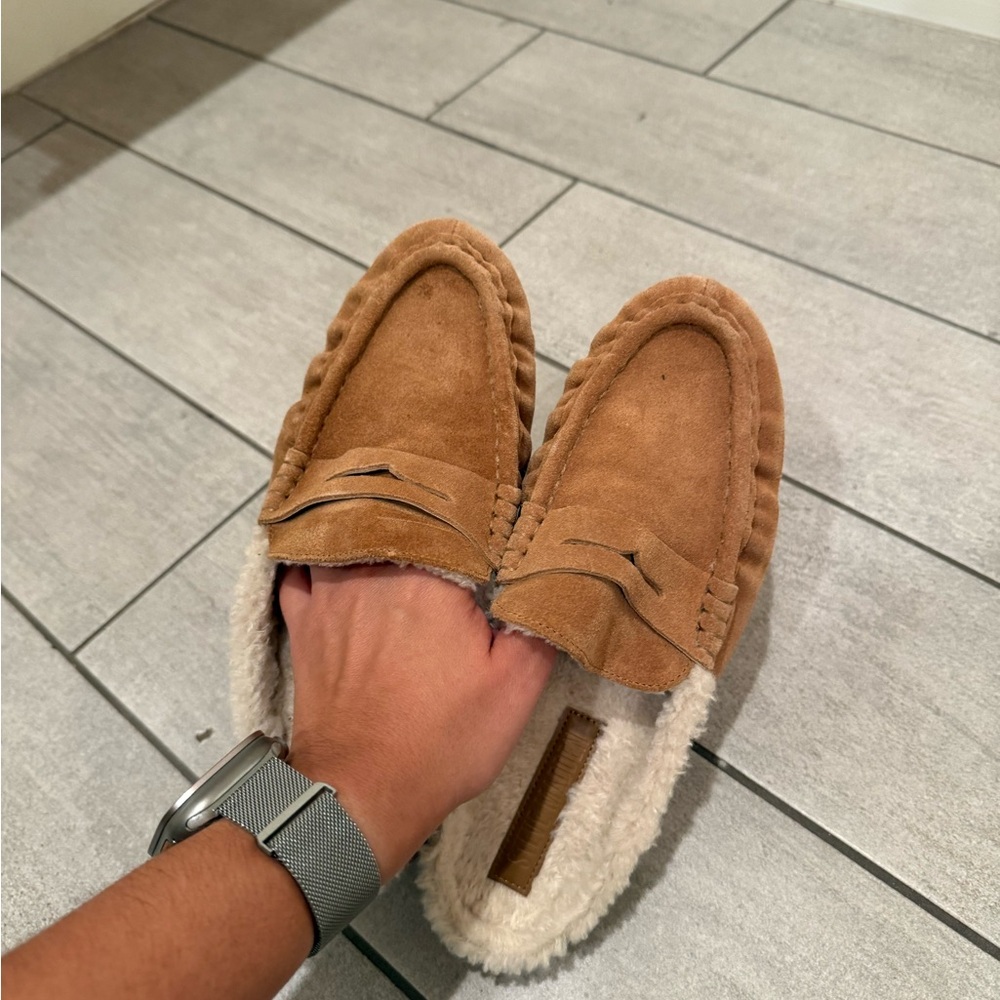 Steve Madden fleece lined mules